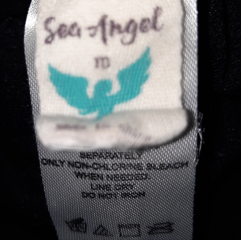 Sea Angel Black Tankini Top Medium - Picture 4 of 5